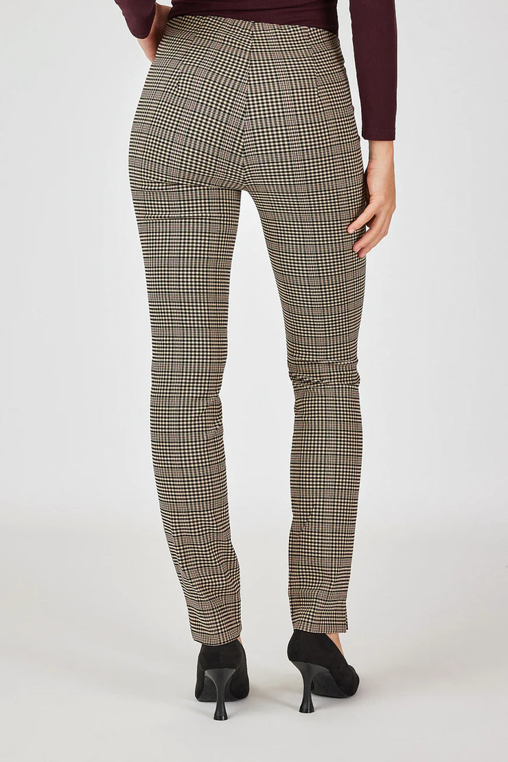 Houndstooth Rose Pants