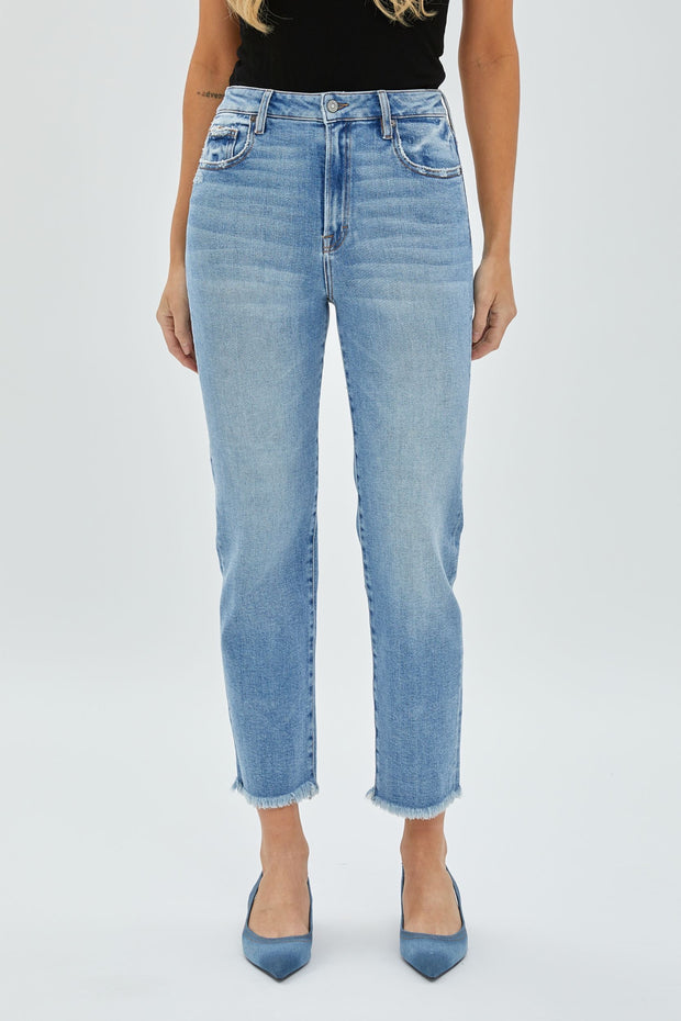 Tracey High Rise Straight Light Jean