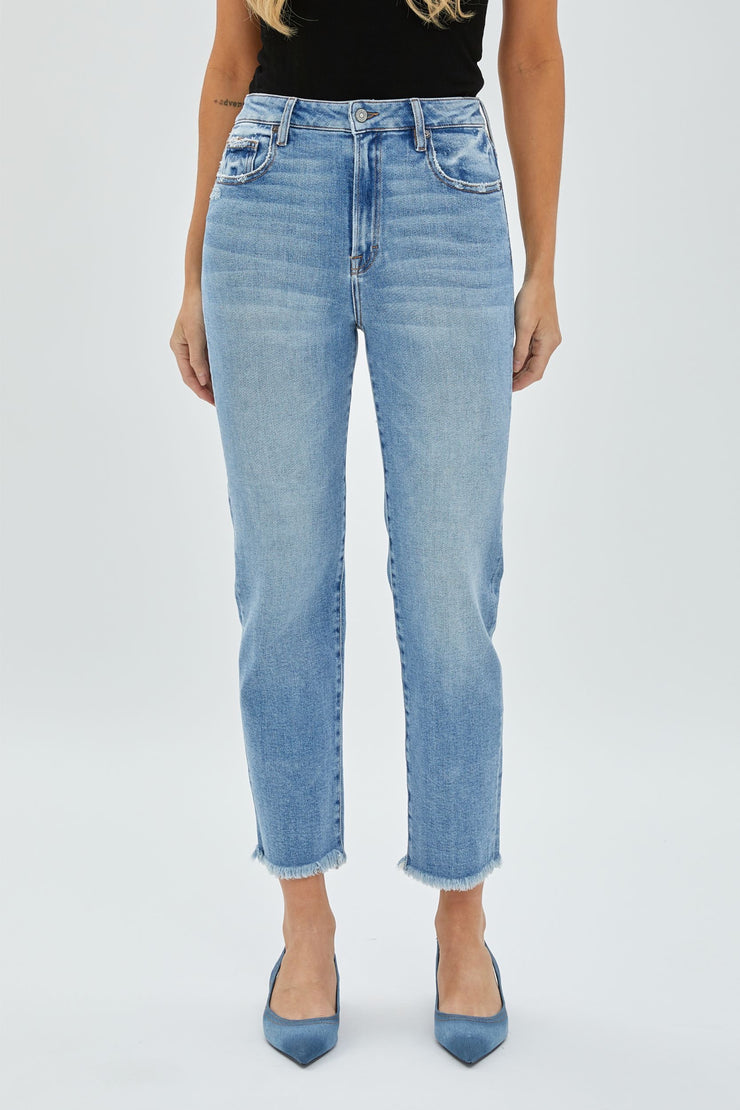 Tracey High Rise Straight Light Jean