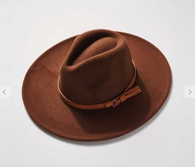 Faux Wool Rancher Hat