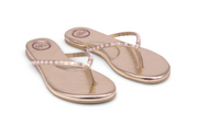 Indie Metallic Gold and Pearl Sandal